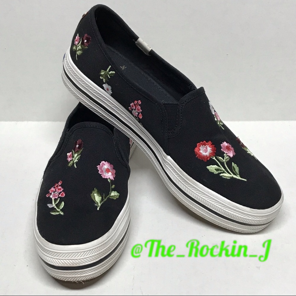Keds for Kate Spade Floral Triple Deck Slip on 8